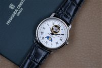 Fabriano - Piazza del Comune 25 - Orologio Frederique Constant Uomo Maxime Moonphase in Acciaio FC-335MC4P6 - FC-335MC4P6